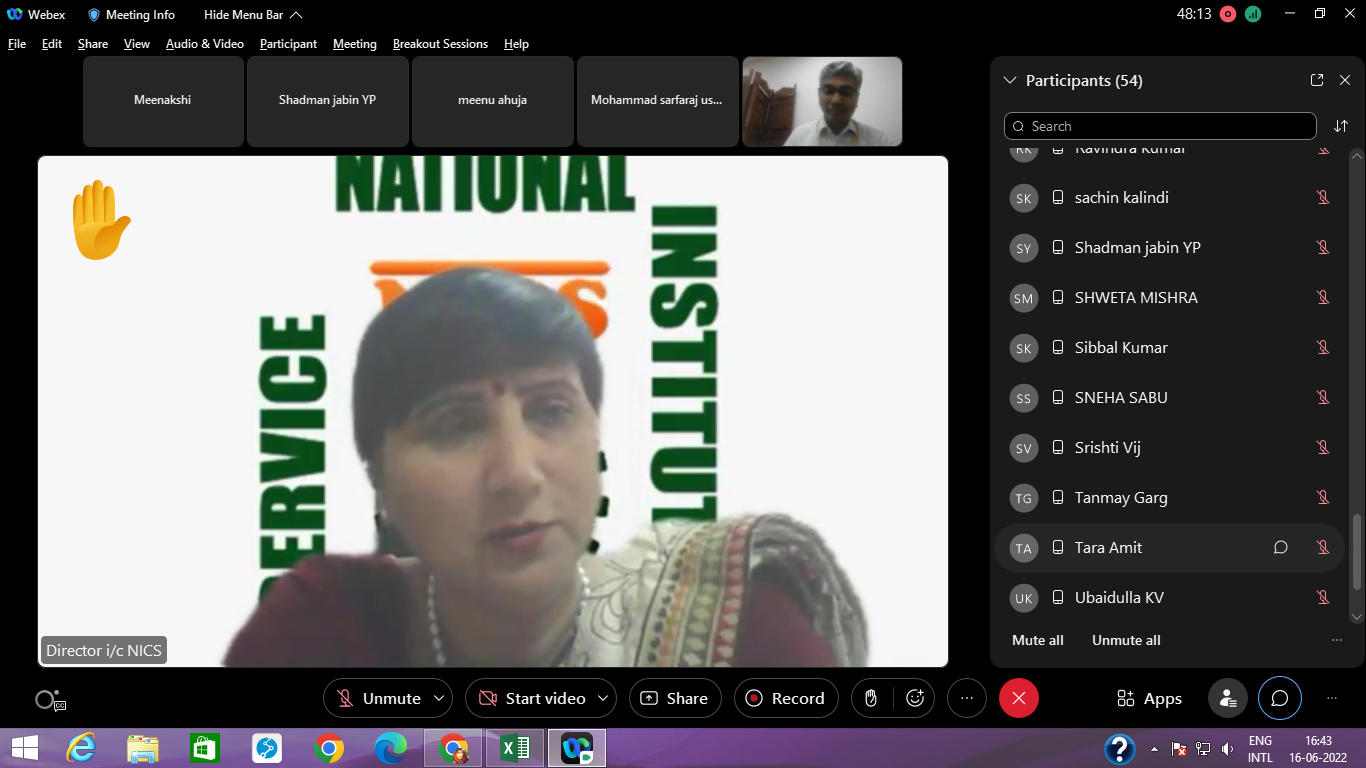 Orientation Programme for newly recruited YPs